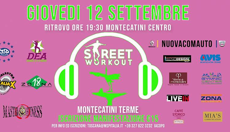 Evento Street Workout Montecatini Comune di Montecatini Terme