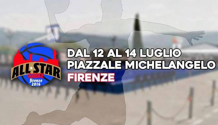 Evento All Star Games di Basket Piazzale Michelangelo