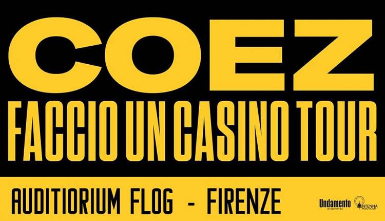 Evento Coez - Faccio un casino tour Auditorium FLOG