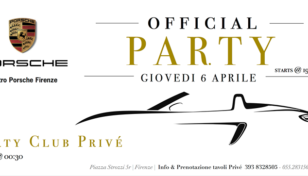 Evento Official party e The Party Privé Colle Bereto