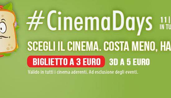 Evento Cinema days Cinema Uci Firenze