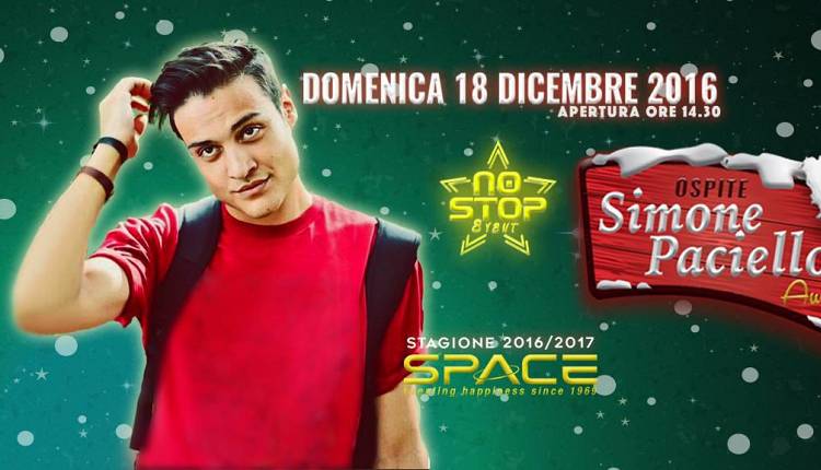 Evento Simone Paciello Awed allo Space Space Club Firenze