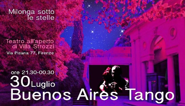 Evento Milonga sotto le Stelle - Buenos Aires Tango Limonaia di Villa Strozzi