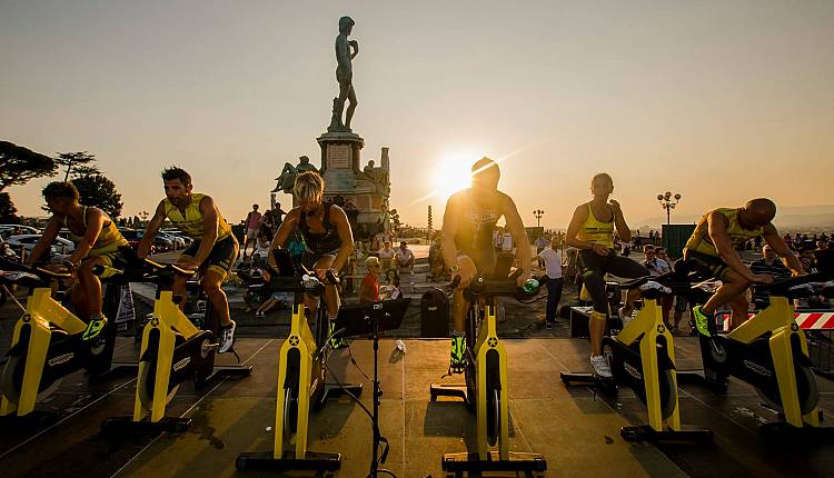 Evento Pedalando per F.I.R.M.O.  Piazzale Michelangelo