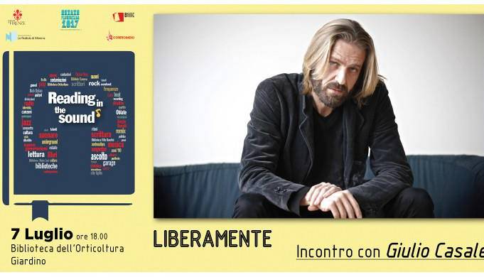 Evento Reading in the sound - Liberamente con Giulio Casale Biblioteca dell'Orticoltura