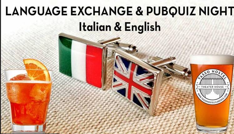 Evento Drinkiamo E Speakiamo: Language Exchange & Pubquiz night Tasso Hostel Firenze