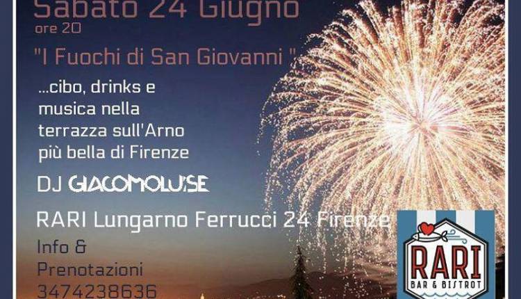 Evento Fuochi e Festa di San Giovanni alla Rari Raribarbistrot