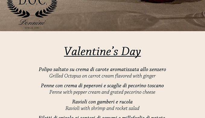 Evento San Valentino - Cena e Live Music D.O.C. Donnini