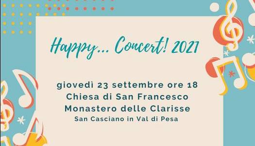 Evento Happy Concert 2021 Chiesa di San Francesco Monastero delle Clarisse