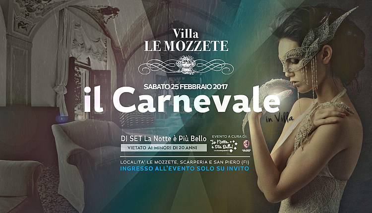 Evento Il Carnevale in Villa Villa Le Mozzete