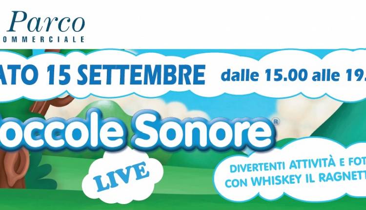 Evento Coccole Sonore Live Centro Commerciale Il Parco