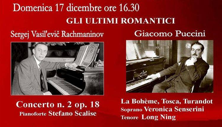 Evento Rachmaninov e Puccini, gli ultimi romantici Teatro Dante Carlo Monni
