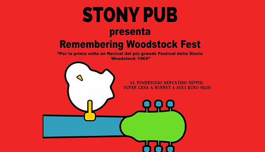 Evento Remembering Woodstock Stony Pub