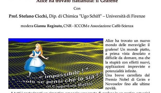 Evento Alice ha trovato flatlandia: il Grafene Biblioteca delle Oblate