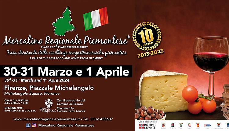 Evento Mercatino regionale Piemontese Piazzale Michelangelo