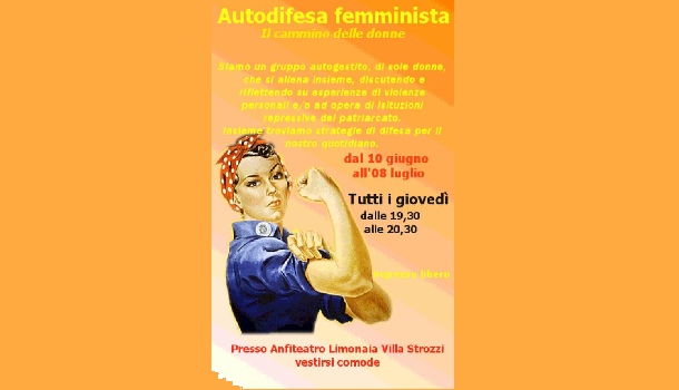Evento Impara a difenderti - Lezione di autodifesa per donne @PridePark Limonaia di Villa Strozzi