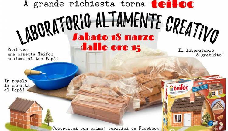 Evento Laboratorio altamente creativo Dreoni Giocattoli