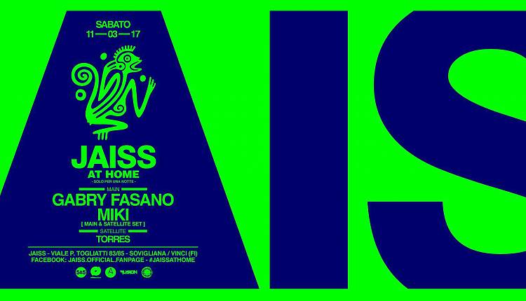 Evento Jaiss at Home: Gabry Fasano Jaiss
