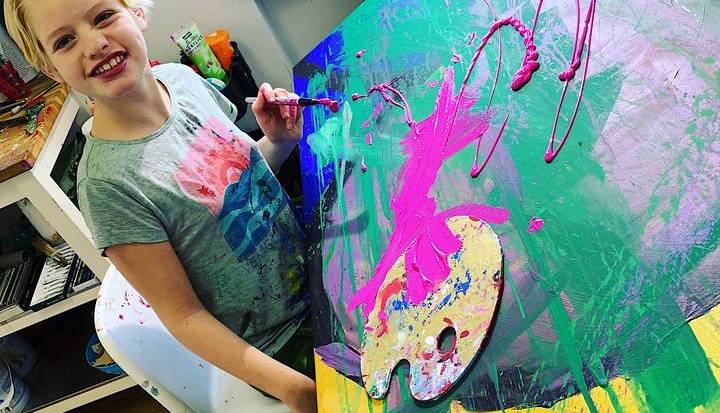 Evento #soloungelato: la mostra della giovane pittrice  Clara Woods Centro St.Art Eventi