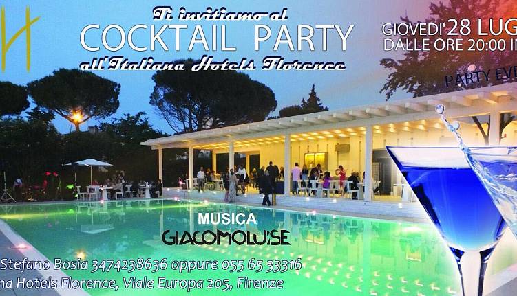 Evento Pool Party ad Italiana Hotels Firenze Italiana Hotels Florence