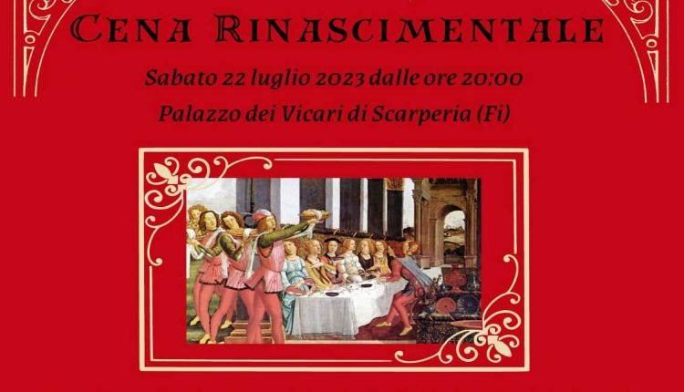 Evento Cena Rinascimentale Piazza dei Vicari