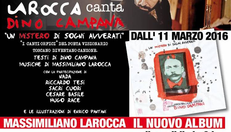 Evento Massimilano Larocca presenta l'album Dino Campana - Un mistero di sogni avverati IBS Bookshop