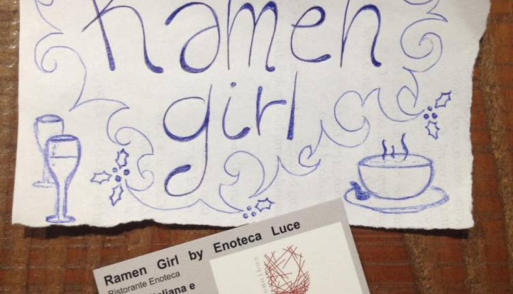 Evento RamenGirl by EnotecaLuca Firenze