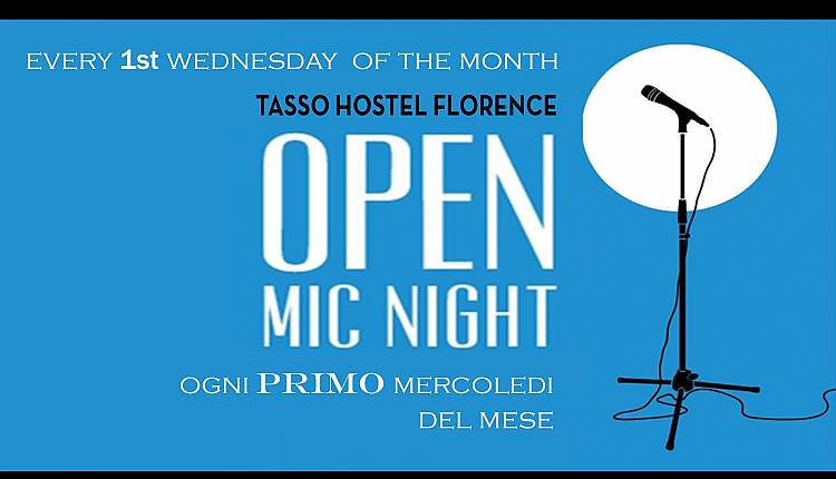 Evento Open Mic Night Tasso Hostel Firenze