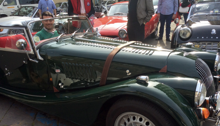 Evento Rievocazione storica mitica corsa di auto anni 50 Firenze Siena Piazza Ognissanti