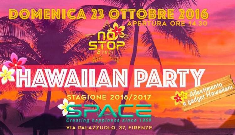 Evento Hawaian party allo Space Space Club Firenze