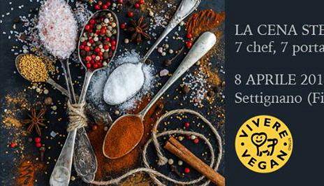 Evento Cena Stellata per Vivere Vegan Casa del Popolo di Settignano