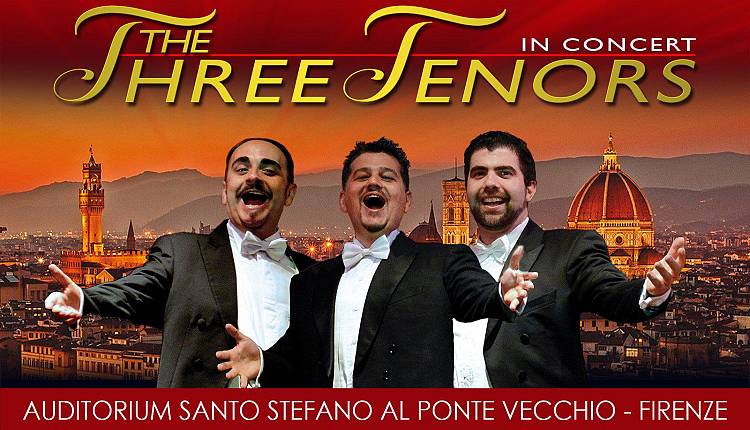 Evento Three Tenors. Nessun Dorma 2024 Cattedrale dell'Immagine - Ex Museo di Santo Stefano al Ponte