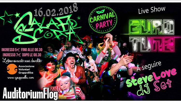 Evento Calafoscopa Party Auditorium FLOG