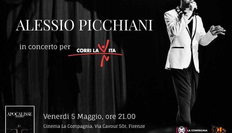 Evento Alessio Picchiani in concerto per Corri la vita Cinema La compagnia