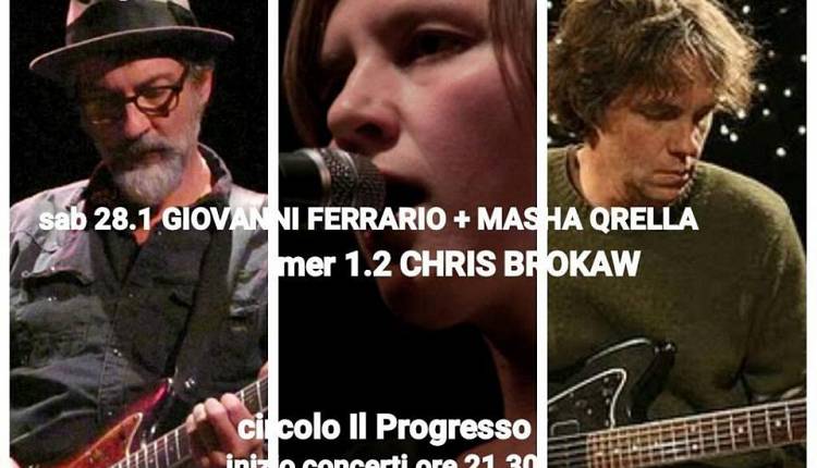 Evento Giovanni Ferrario & Masha Qrella Band Circolo Arci Il Progresso