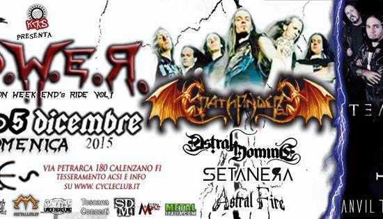 Evento P.O.W.E.R. Fest vol.1  Cycle Club