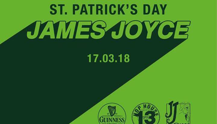 Evento St. Patricks Day 2018 James Joyce Pub