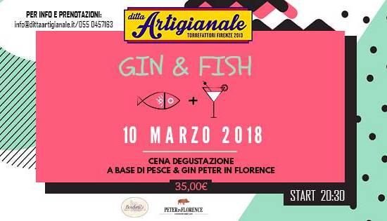 Evento Gin & Fish Ditta artigianale Oltrarno
