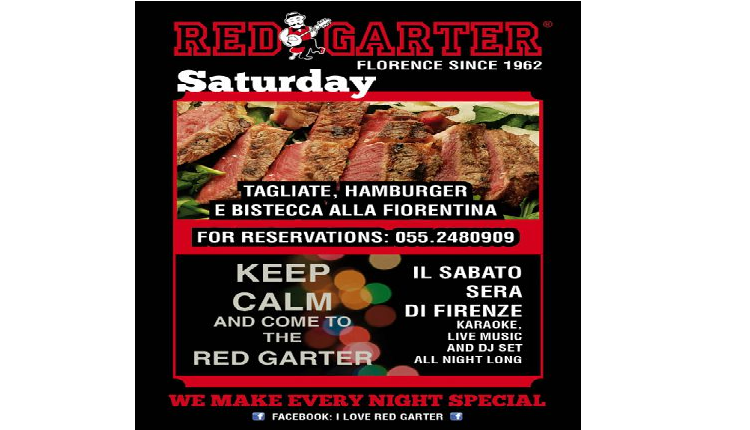Evento Keep Calm and Come to Red Garter Red Garter