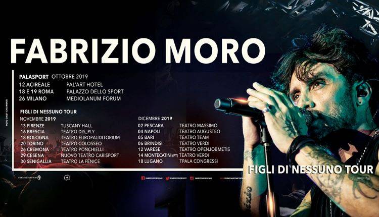 Evento Fabrizio Moro - Figli di nessuno Tour TuscanyHall