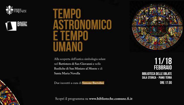 Evento Tempo astronomico e tempo umano Biblioteca delle Oblate