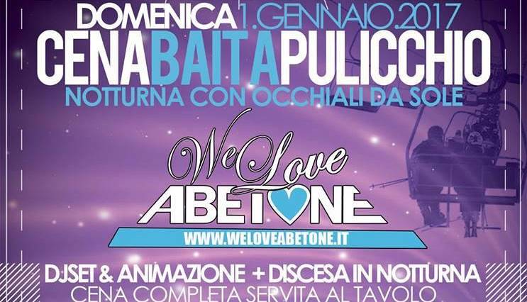 Evento Cena in baita al Pulicchio Seggiovia Abetone