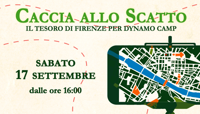 Evento Caccia allo scatto- Il tesoro di Firenze per Dynamo Camp Ristorante Quinoa