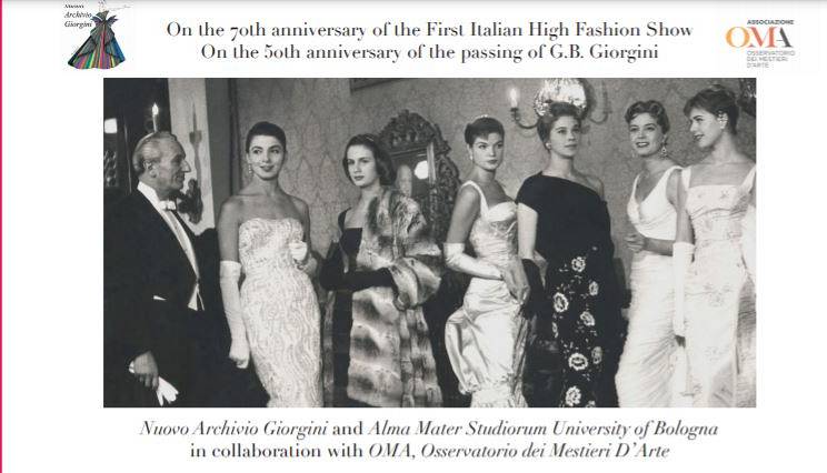 Evento 70° anniversario della prima sfilata di Moda Italiana Firenze città