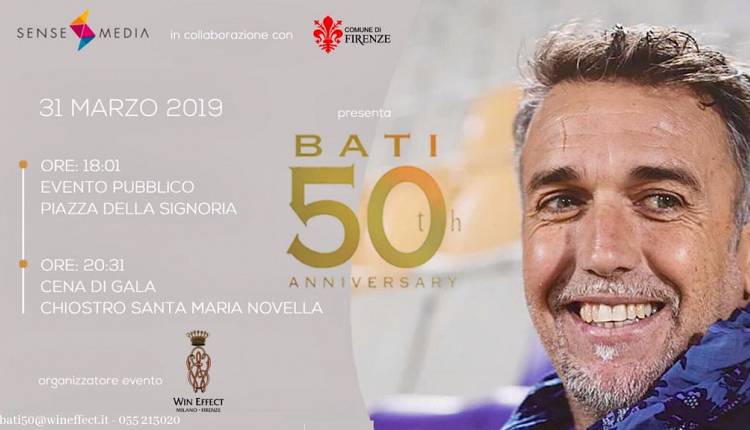 Evento Batistuta-Cena di Gala 50th Anniversary Chiesa Santa Maria Novella