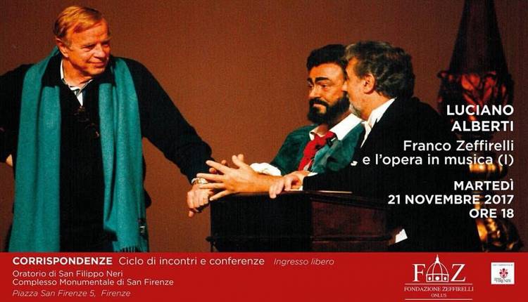 Evento Conferenza di Luciano Alberti al CIAS Centro Internazionale per le Arti dello Spettacolo Franco Zeffirelli 
