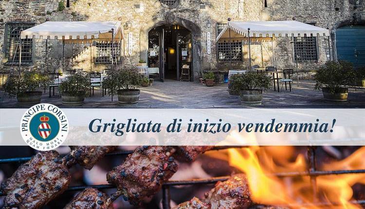 Evento Grigliata di inizio Vendemmia a Le Corti! Villa Le Corti