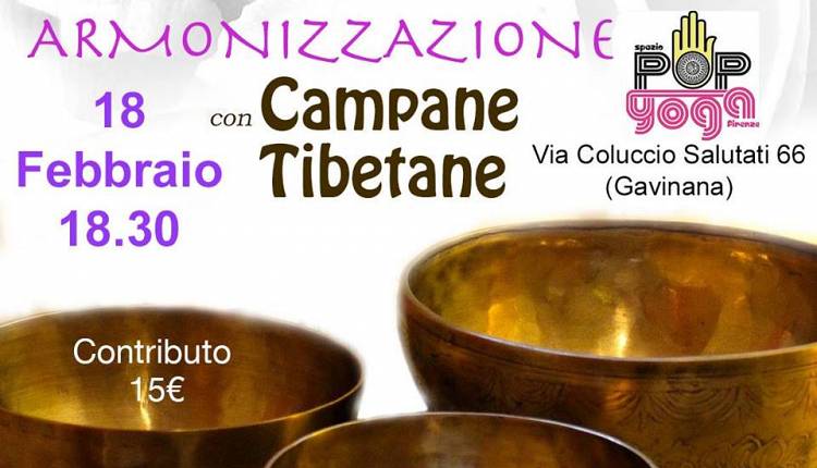 Evento Armonizzazione con Campane del'Himalaya a Firenze Popyoga Firenze