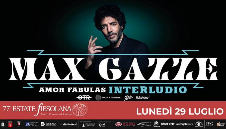 Evento Max Gazzè in concerto Teatro Romano Fiesole