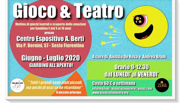 Evento Centri estivi teatrali Centro Espositivo Antonio Berti